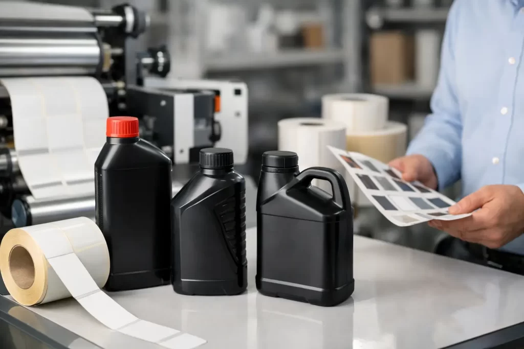 Choosing a Lubricant Bottle Labels Supplier