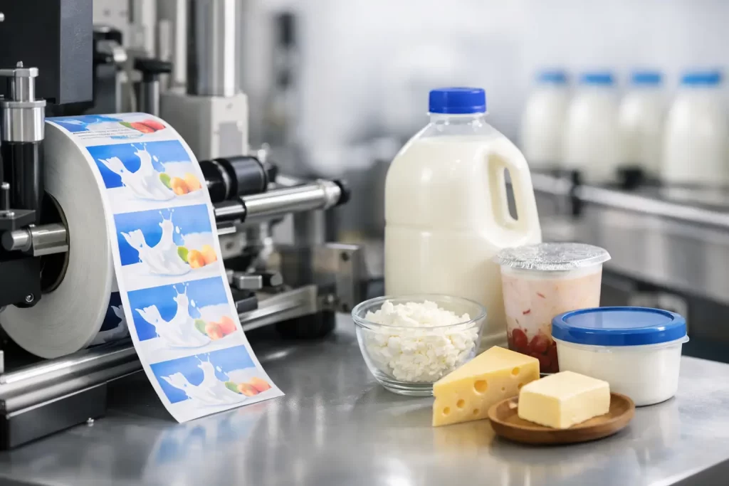 Dairy Product Label Printing That Performs